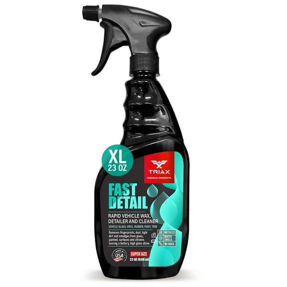 TRIAX Fast Detail Vehicle Waterless Wax, Polish & Cleaner (23 Ounce)