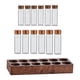 thumbnail image 2 of Tubos de almacenamiento de granos de café, 12 Uds., tubo de bodega de café con soporte de madera de nogal, contenedores de café para té, azúcar, venta, 2 of 7