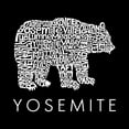 thumbnail image 2 of LA Pop Art Men's Word Art Crewneck Sweatshirt - Yosemite Bear, 2 of 2
