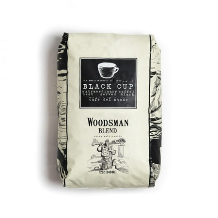 Black Cup Coffee - Woodsman Blend 12oz Alaska Specialty Coffee, Specialty Coffee