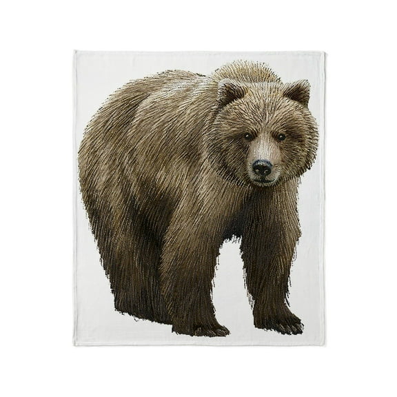 CafePress - Bear Throw Blanket - Soft Fleece Throw Blanket, 50"x60" for All Ages