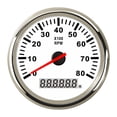 thumbnail image 1 of 85mm Tachometer 3-8K RPM Tacho Meter with LCD Hourmeter For Car Boat 12V/24V Red Backlight Marine Gauge, 1 of 7