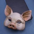 thumbnail image 3 of Máscara de Cerdo STOBOK Rosa de Media Cara para Halloween y Festivales, Paquete de 2 Unidades, 3 of 9