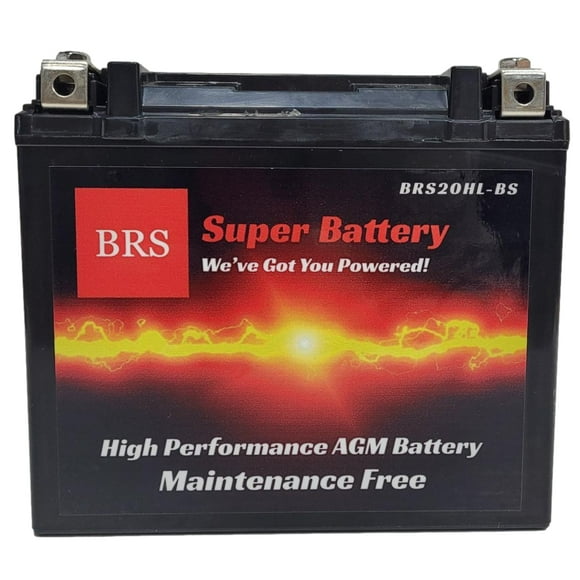 Supercharged 20HL-BS 12v 20ah 310CCA - OEM Replacement: YTX20HL-BS, CTX20HL-BS High Performance AGM PowerSports Battery For ATV's, Snowmobiles, Motorcycles, UTV's, Jet Skis, Dirt Bikes