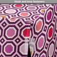 thumbnail image 4 of Geometric Dog Crate Cover, Polygonal Mosaic Tile Look Abstract Ornamental Octagonal Shape Layout, Easy to Use Pet Kennel Cover for Dogs, 35" x 23" x 27", Pale Pink Multicolor, by Ambesonne, 4 of 6