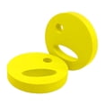 thumbnail image 1 of 2 discos de ejercicio acuático para piscina, resistencia, fitness, flotabilidad, fácil agarre, equipo aeróbico, disco de natación de mano para niños y Amarillo, 1 of 8