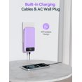 thumbnail image 4 of Power Bank aonidi 20000 mAh ligero con cables integrados, 4 of 9