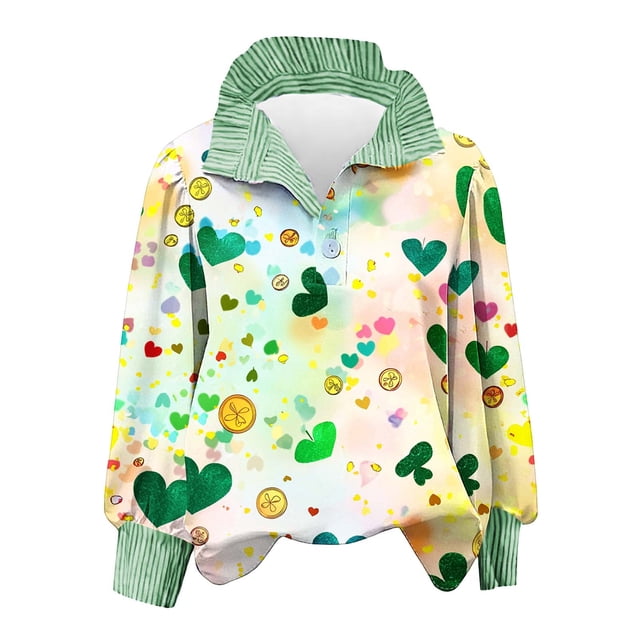 Usted Es Más Que una Camisa de Puntuación de Prueba de la Mujer Impresa Manga Larga Top Casual con Collar de Botón, Color a Rayas Bloqueado Diseño para el Uso Diario