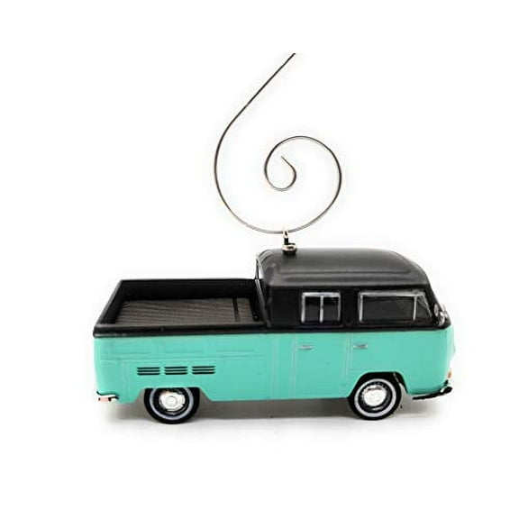 1971 Volkswagen VW Type 2 Van Bus Custom Christmas Ornament 1:64 Diecast Teal
