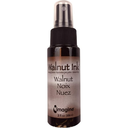 Tsukineko 2 Fluid Ounce Walnut Ink Antiquing Solution, Walnut