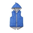 thumbnail image 1 of One opening Kids'  Zipper Vest Dinosaur Cotton-Padded Waistcoat Jacket, 1 of 5