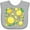 AC-Heather Grey, variant on Inktastic Lots of Lemons- citrus fun Boys or Girls Baby Bib