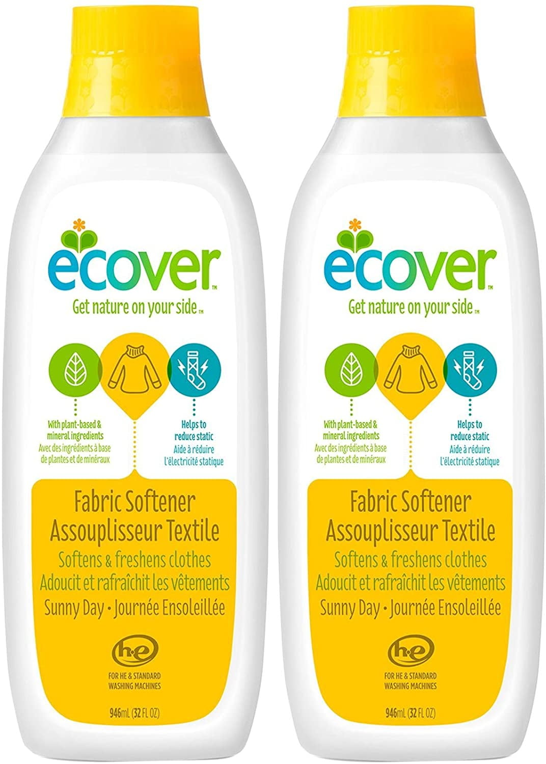 Ecover Fabric Softener Sunny Day 32 oz 2 pk