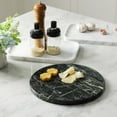 thumbnail image 3 of Koville Luxury Marble Granite Cutting Board for Kitchen,Round, 11*11in, Indian Green, 3 of 7