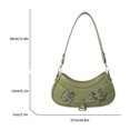thumbnail image 2 of Bolso de hombro de moda de PU para mujer bolso informal con correa ajustable bolso de mano Simple, 2 of 9