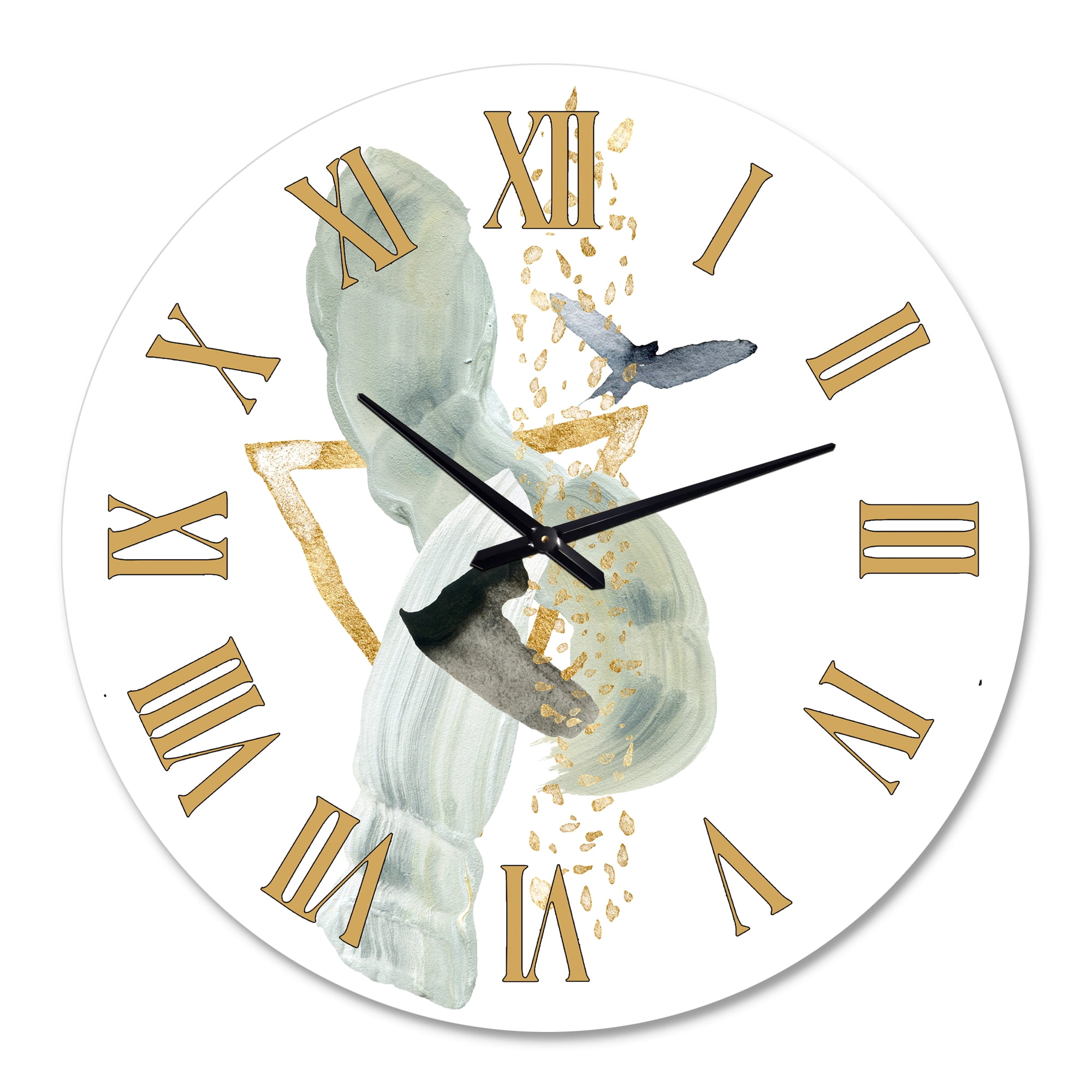 Designart 1 in Quartz Modern/Contemporary Wall Clock