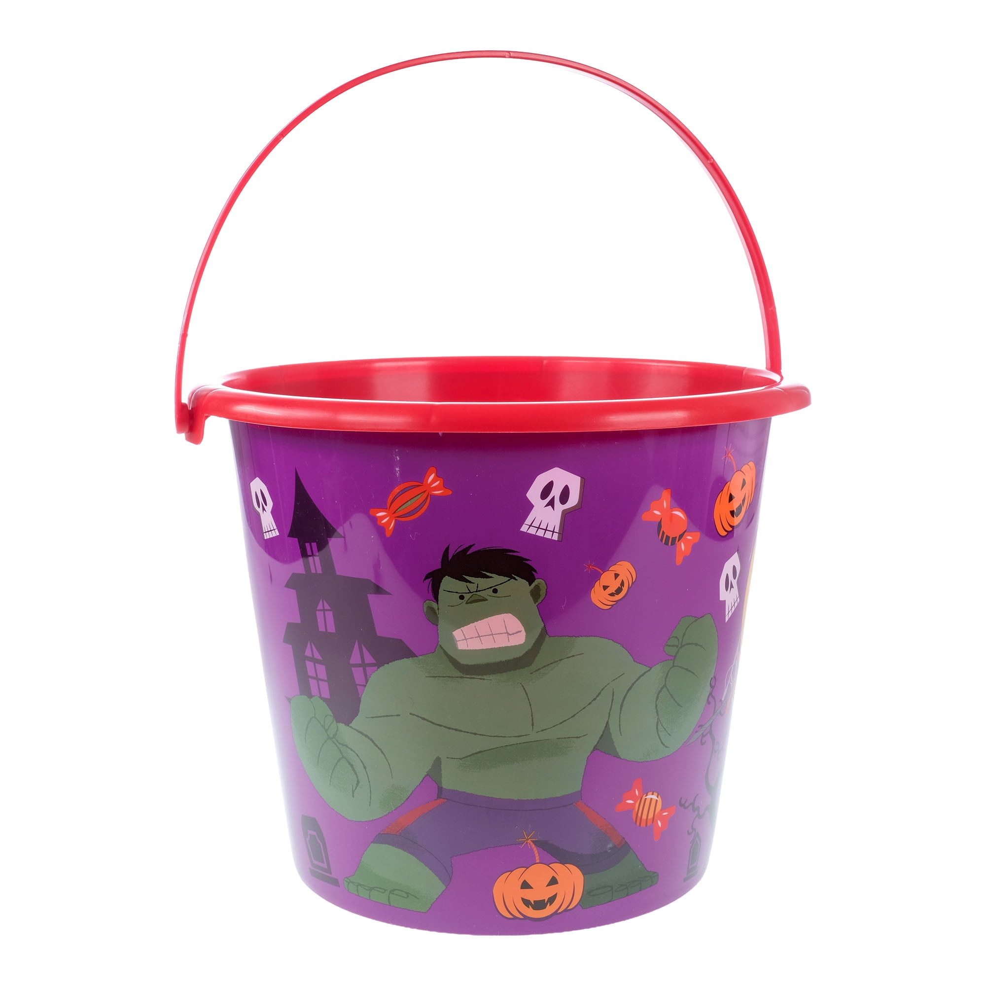 Marvel Spider-Man Halloween Trick-or-Treat Pail with Character Art
