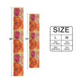 thumbnail image 6 of Yayeee Table Runner 90 inches Long Home Kitchen Dinning Party Decoration, Orange Abstract Floral, 6 of 7