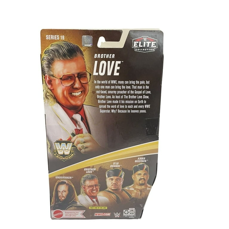WWE Elite Legends Series 19 Brother Love 5-in Action Figure WWE Elite Legends Series 19 Brother Love 5-in Action Figure