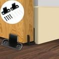 2 Sets Floor Guides Sliding Barn Door Hardwares Closet Swing