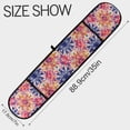 thumbnail image 3 of Dailycode Double Sided Oven Mitt with Loop Heat Resistant Kitchen Long Potholders 7" x 35" Tie Dye Flowers, 3 of 6