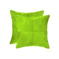 thumbnail image 1 of Natural Torino Quattro Color Cowhide Pillow | 2-Pack | 18"x18", 1 of 2