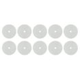 thumbnail image 1 of Juego de 10 fieltros grises para platillos de tambor, ajuste rápido, repuesto de accesorios de 10 cm de diámetro., 1 of 14