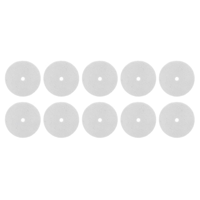 Juego de 10 fieltros grises para platillos de tambor, ajuste rápido, repuesto de accesorios de 10 cm de diámetro.