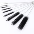 thumbnail image 5 of Cepillos de limpieza de botellas, 10 piezas, cepillo de tubo de limpieza de paja, juego de cepillos limpios de nailon para botella de leche de tetera, 5 of 5
