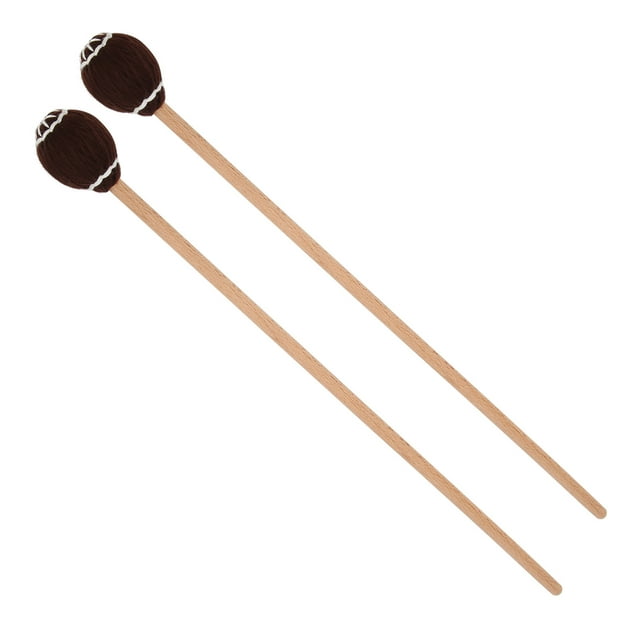 1 Par De Mazos De Marimba Mazos De Percusión De Lana Mazos De Marimba Mazos De Hilo Mazos De Percusión Mango De Arce Para Tocar Marimba De Percusión
