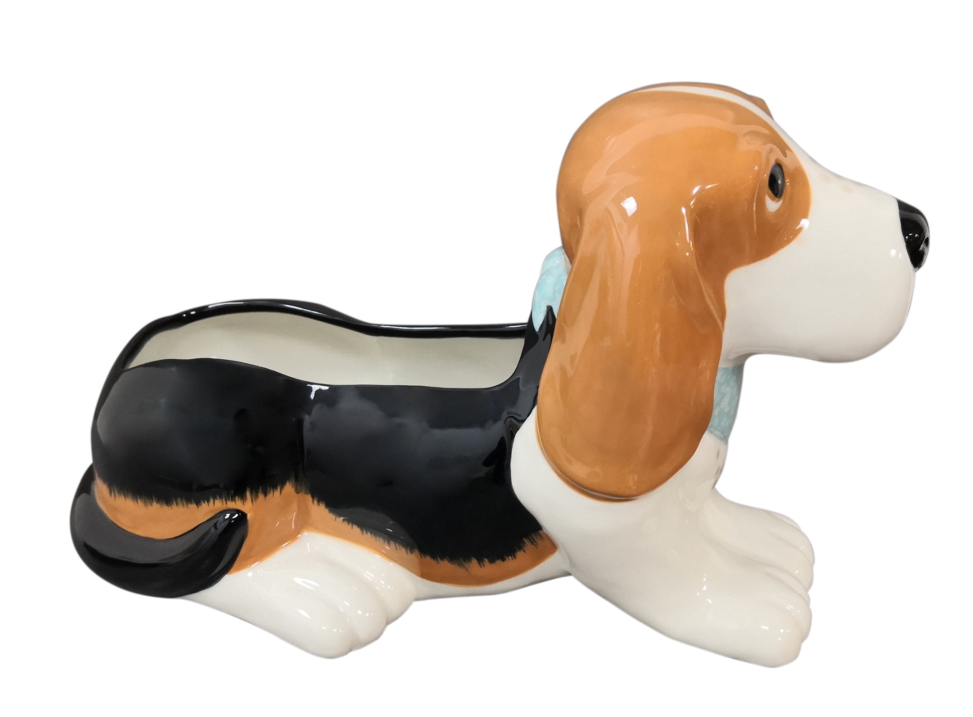 The Pioneer Woman Charlie the Ranch Dog Stoneware Novelty Planter, 6 in Opening