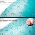thumbnail image 3 of Non-Slip Extra Long Bath Mat 39x16 Inch - Strong Suction Cups & Drain Holes, Machine Washable (Clear Grey), 3 of 7