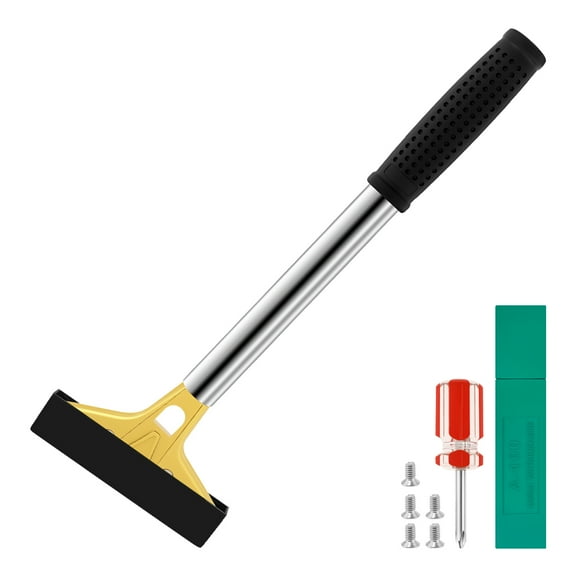 Sutowe Wallpaper Scraper with 10 Blade Paint Scraper with Ergonomic Rubber Handle Enduring Paint Spatula Tool for Cleaning Window