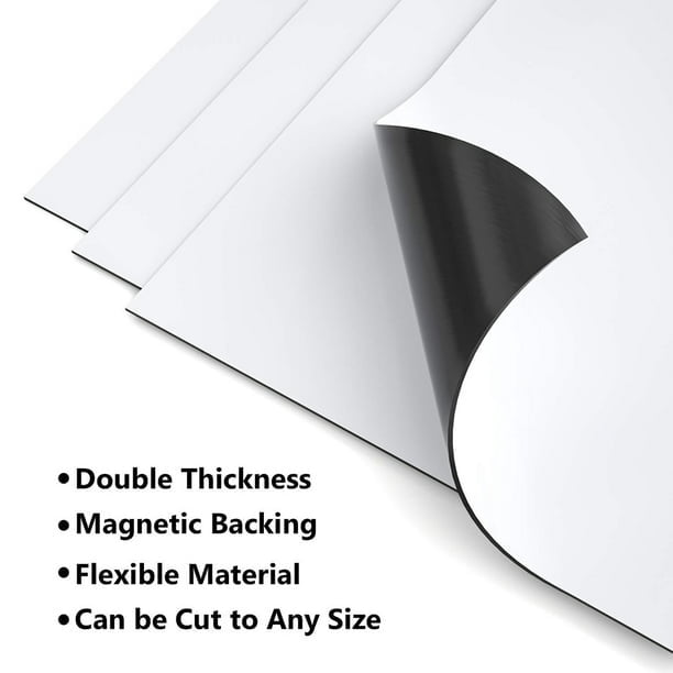 4Pcs Magnetic Rectangular Vent Register Cover, in White, Reusable, 5.9 X  11.8
