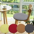 thumbnail image 4 of Nvzi Pack of 2 Round Chair Pads for Outdoor Seat Indoor Chair Cushion Pads with Ties for Office Kitchen Dining Room Patio, 4 of 5