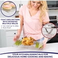 thumbnail image 4 of Premium Toaster Oven Pan Nonstick Set of / Sheet Pan for Baking Small Cookie Sheet Tray Durable Small Baking Trays for Oven Aluminum Baking Sheet Toaster Oven Tray x in, 4 of 7