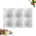 thumbnail image 3 of 6 Grids Egg Holder Ceramic Anti-Slip Egg Box Refrigerator Shockproof Egg Storage Box (White), 3 of 8