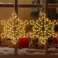 thumbnail image 4 of LED Snowflake Light Christmas Decorations Outdoor,Christmas Snowflake Window Hanging Lights,Christmas Window Lights for Home Xmas Party Decor, 4 of 6