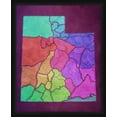 thumbnail image 1 of PTM Images Graphic Prints Maps Framed Art Prints, 1 of 4