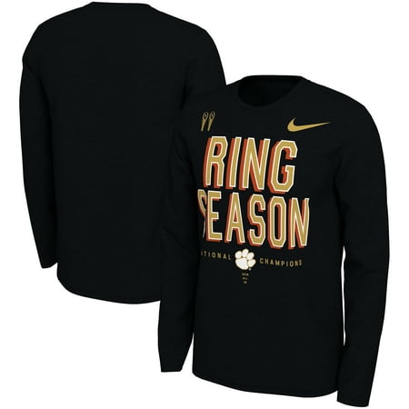 Clemson Tigers Nike College Football Playoff 2018 National Champions Locker Room Long Sleeve T-Shirt -