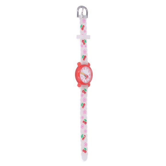Cute Cartoon Watch, Birthday Gift Girl Watch Exquisite Waterproof Professional For Kid Aged 3 To 8 For Daily Life White