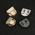 thumbnail image 4 of Accessories DIY Handbag Bag Metal Turn Lock Closure Bag Parts Purse Luggage Hardware Durable Clasp GOLD 3.2X2.6CM STYLE 2, 4 of 8