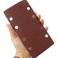 thumbnail image 5 of Apooke Self-adhesive Flocking Sandpaper 185x93mm/7.28x3.66'' 8-hole Rectangle Sand Paper Hook and Loop Pads for Polishing Putty, 5 of 16