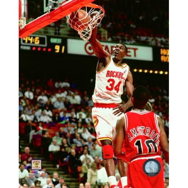 Hakeem Olajuwon 1994 Action Photo Print