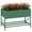 Green, variant on Beyamis Raised Garden Bed Spring, Galvanized Metal Planter Box with Legs, Storage Shelf and Bed Liner, Dark Brown