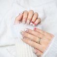 thumbnail image 6 of Sunail NATURAL,Snowman’s Promise,size L,Handmade nail art,Press On Nails for Women Ladies Girls, 6 of 9