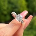 thumbnail image 4 of PULABO Classic Engagement Anniversary For Women Gift for Wife Dazzling Sparkling CZ Cubic Zirconia Ring Elegant Gift Gift Box Included, 4 of 7