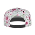 thumbnail image 4 of Fotbe Lilies Flowers Flat Bill Visor Cap Classic Snapback Hat Polyester Foam Trucker Hat Trucker Cap Adjustable Baseball Cap, 4 of 9