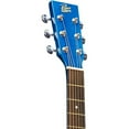 thumbnail image 5 of Rogue RA-090 Concert Cutaway Acoustic-Electric Guitar Blue Burst, 5 of 7