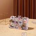 thumbnail image 4 of Sac Pochette Élégant pour Femme avec Fleurs Perlées et Paillettes, Sac à Main pour Soirée, 1 Ensemble, 4 of 9